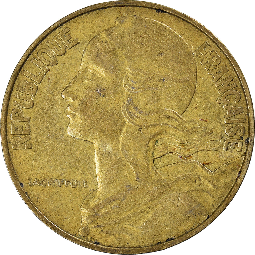 Moeda, França, 20 Centimes, 1983