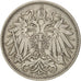 AUSTRIA, 20 Heller, 1893, KM #2803, EF(40-45), Nickel, 21, 3.98