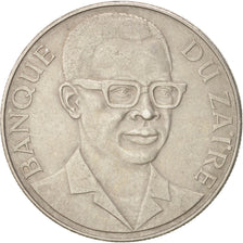 ZAIRE, 10 Makuta, 1973, KM #7, EF(40-45), Copper-Nickel, 8.96