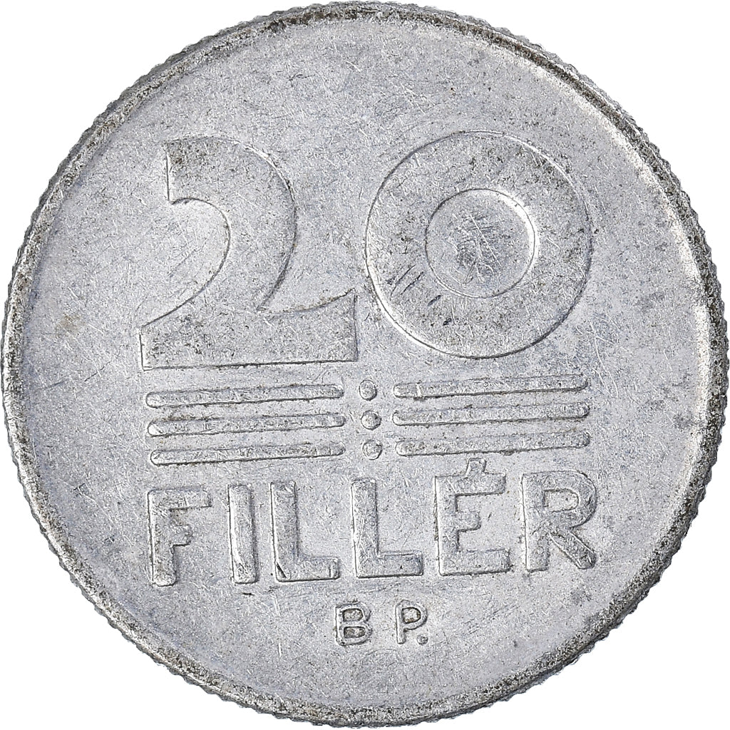 Moneta, Ungheria, 20 Fillér, 1980