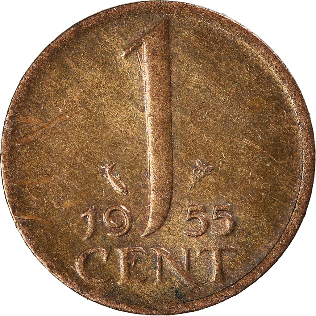 Münze, Niederlande, Cent, 1955