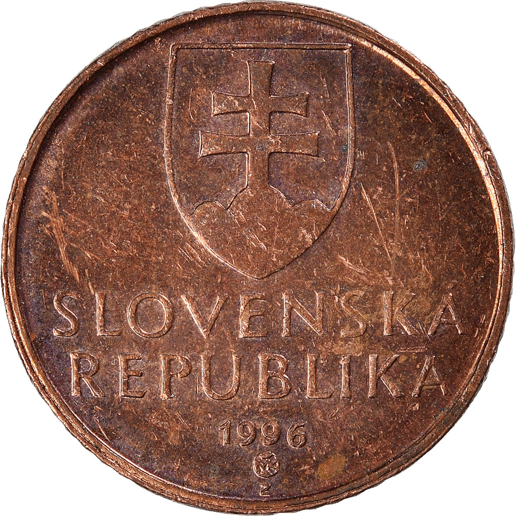 Münze, Slowakei, 50 Halierov, 1996