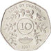 Coin, Uganda, 10 Shillings, 1987, MS(63), Nickel plated steel, KM:30