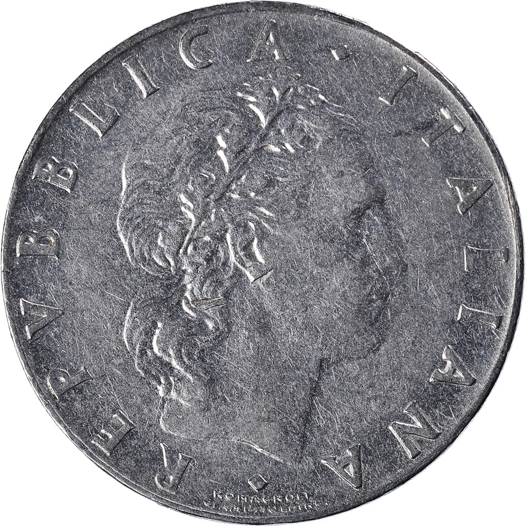 Moeda, Itália, 50 Lire, 1972