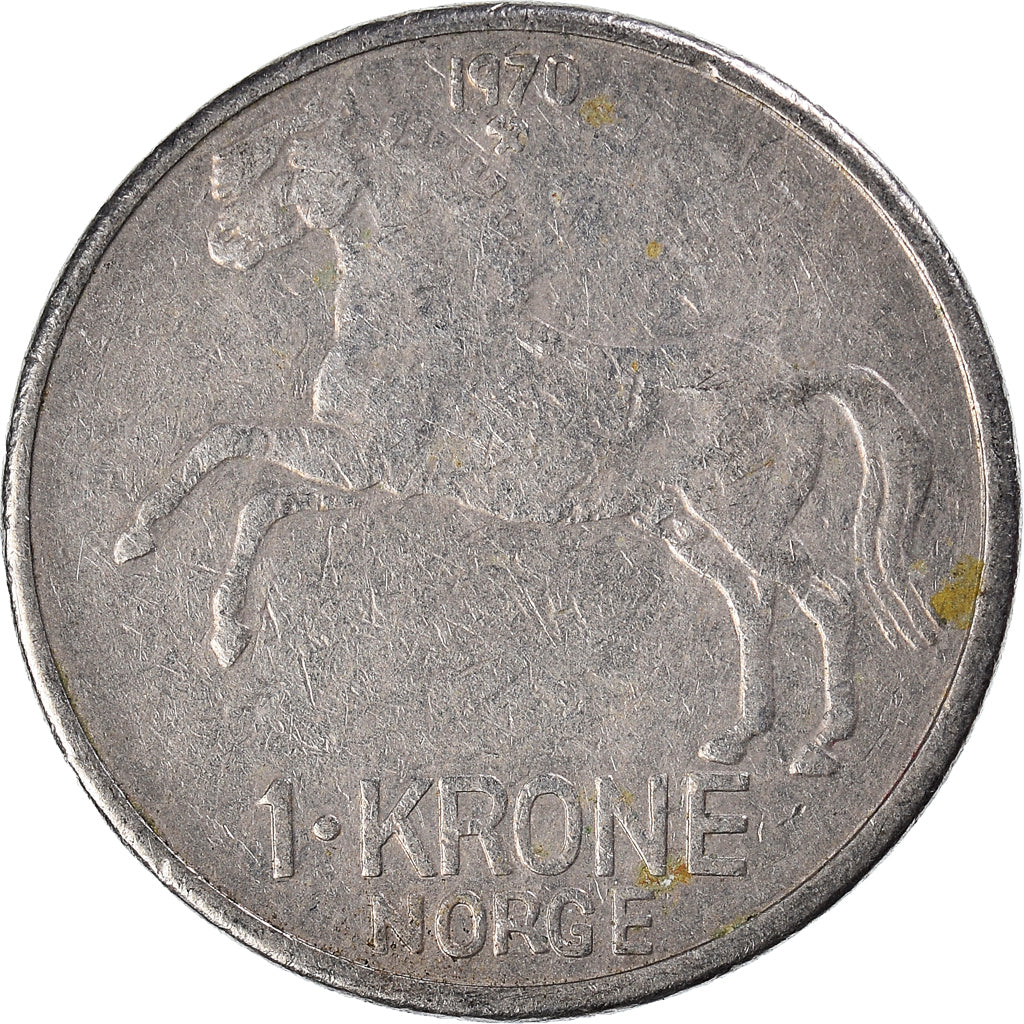 Moneta, Norvegia, Krone, 1970