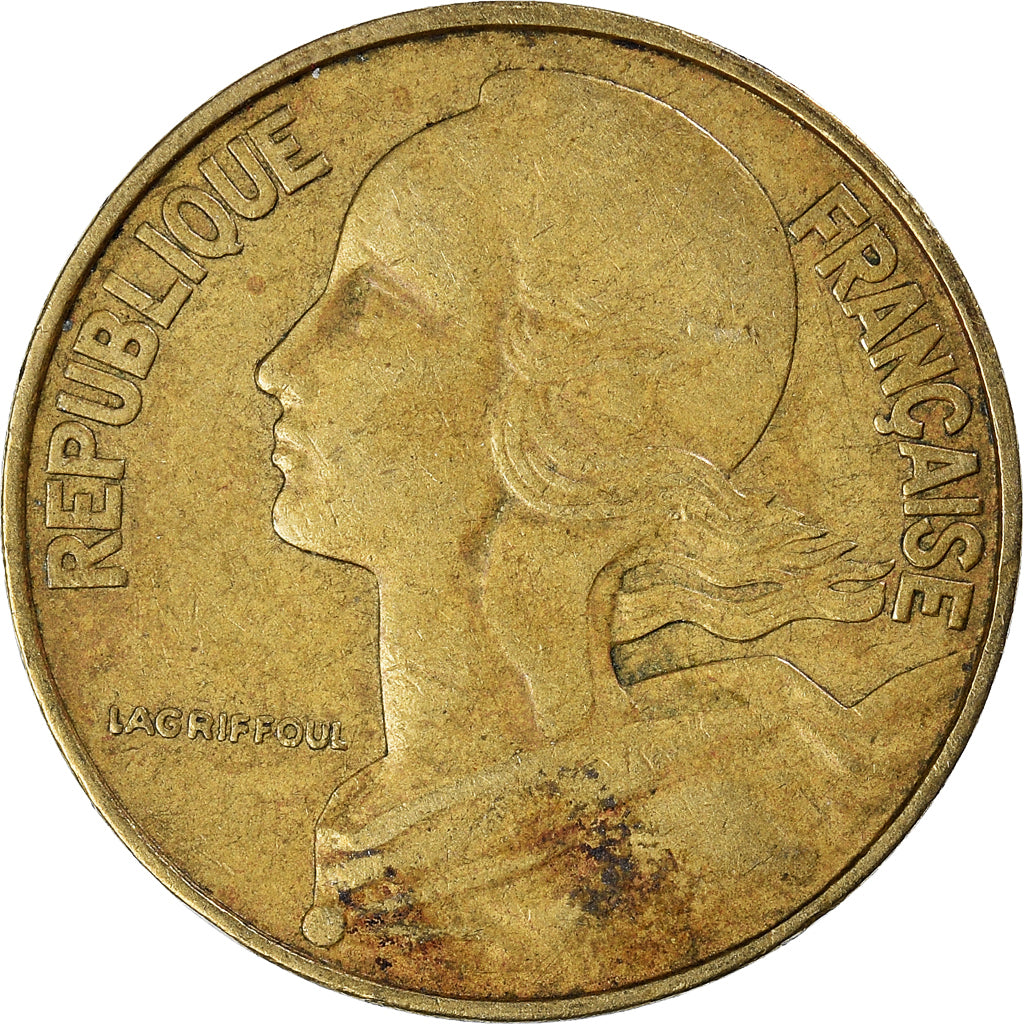Monnaie, France, 20 Centimes, 1966