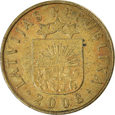 Munten, Letland, 10 Santimu, 2008