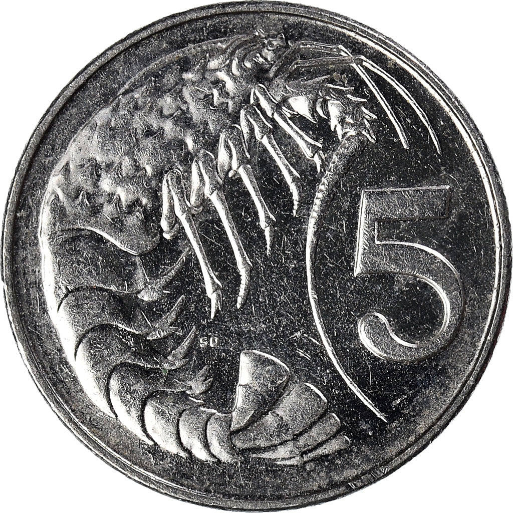 Moneda, Islas Caimán, 5 Cents, 2002