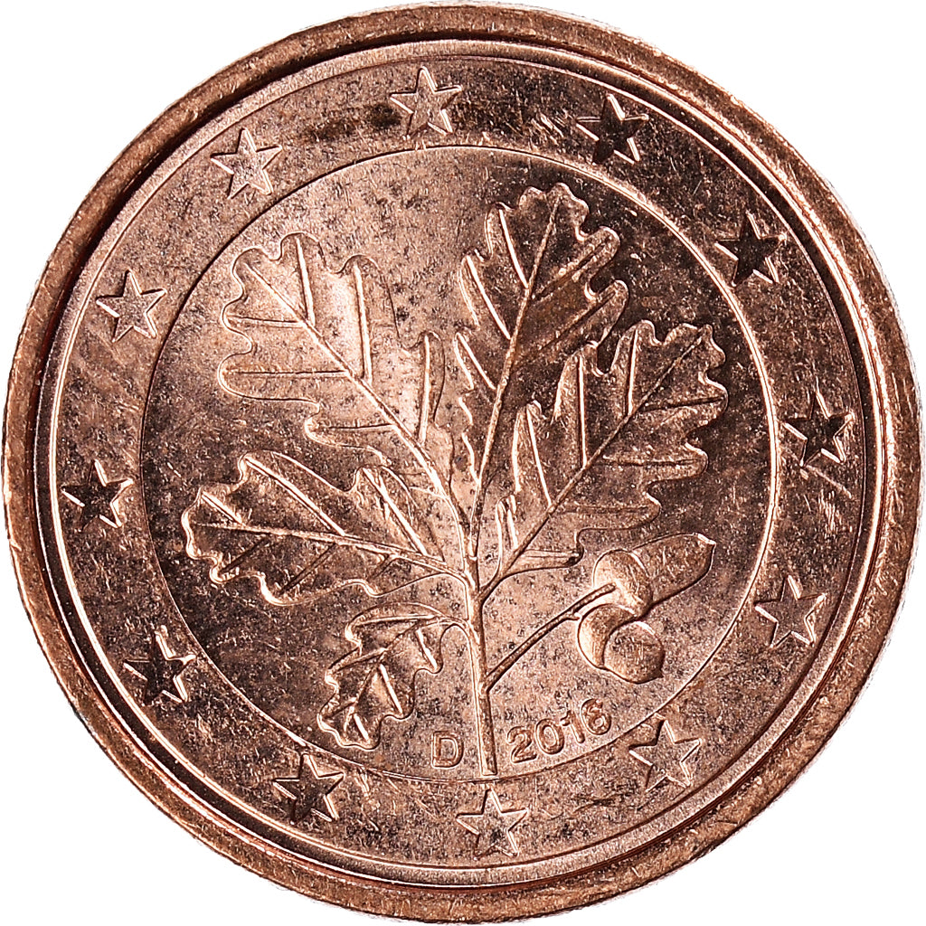 Moneta, Niemcy - RFN, Euro Cent, 2016