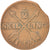 Moneta, Szwecja, Gustaf IV Adolf, 1/2 Skilling, 1809, VF(20-25), Miedź, KM:565