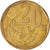 Moeda, África do Sul, 20 Cents, 1999