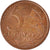 Coin, Brazil, 5 Centavos, 2010