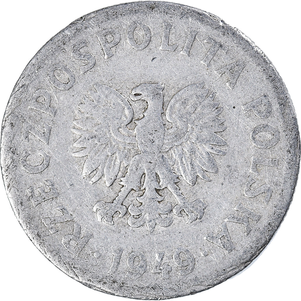 Monnaie, Pologne, 50 Groszy, 1949