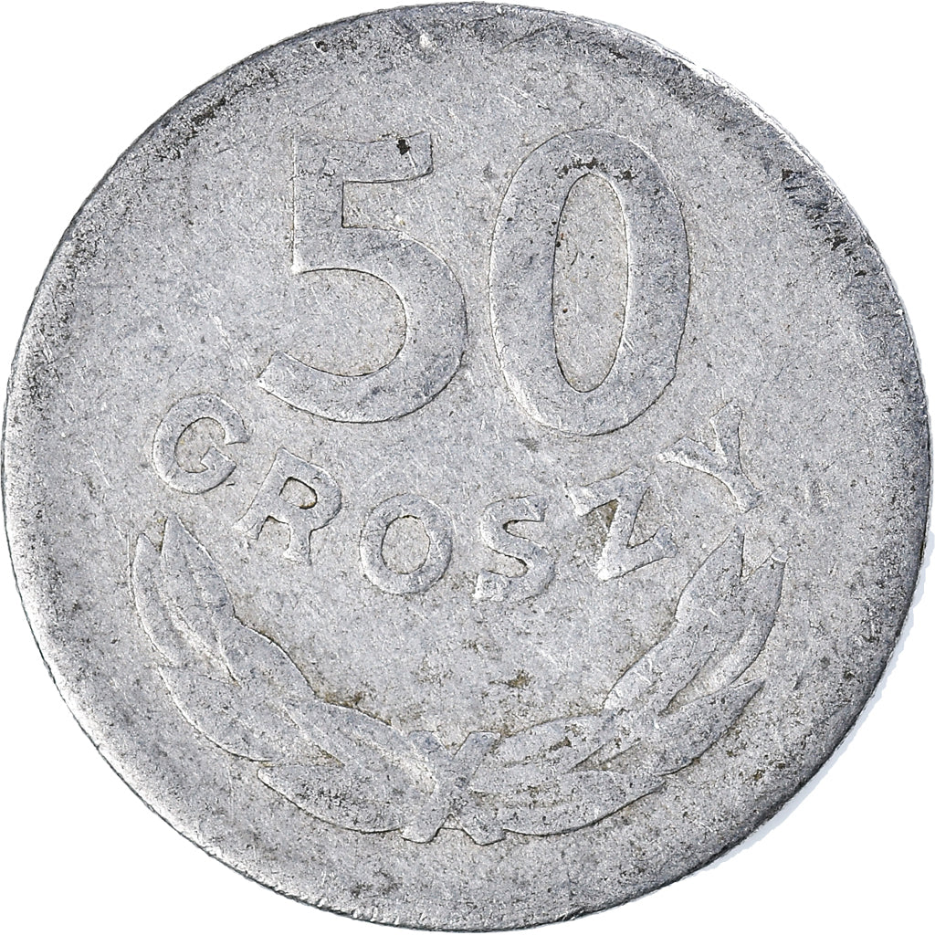 Monnaie, Pologne, 50 Groszy, 1949