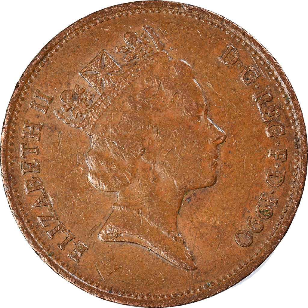 Moneta, Gran Bretagna, 2 Pence, 1990