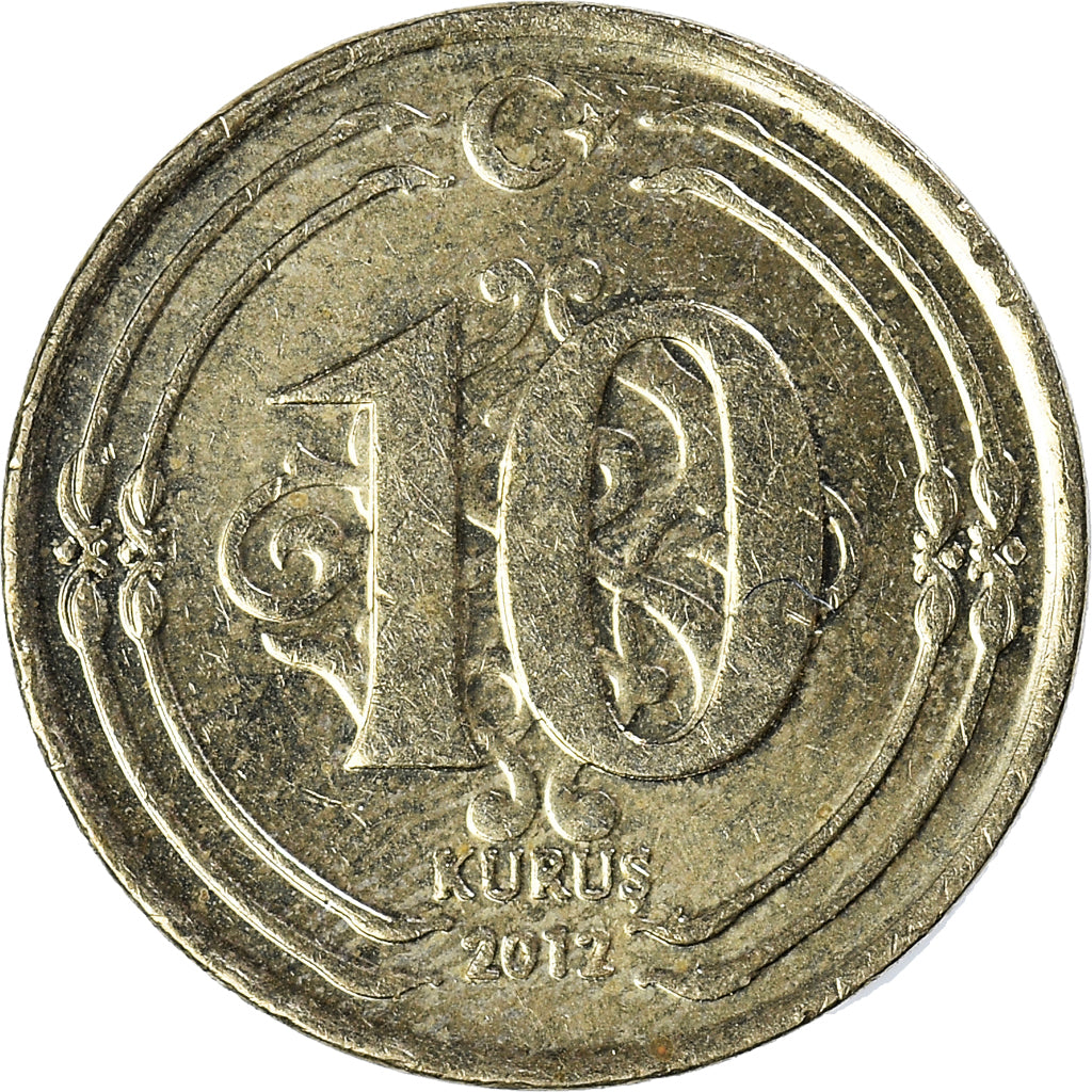 Moneta, Turchia, 10 Kurus, 2012