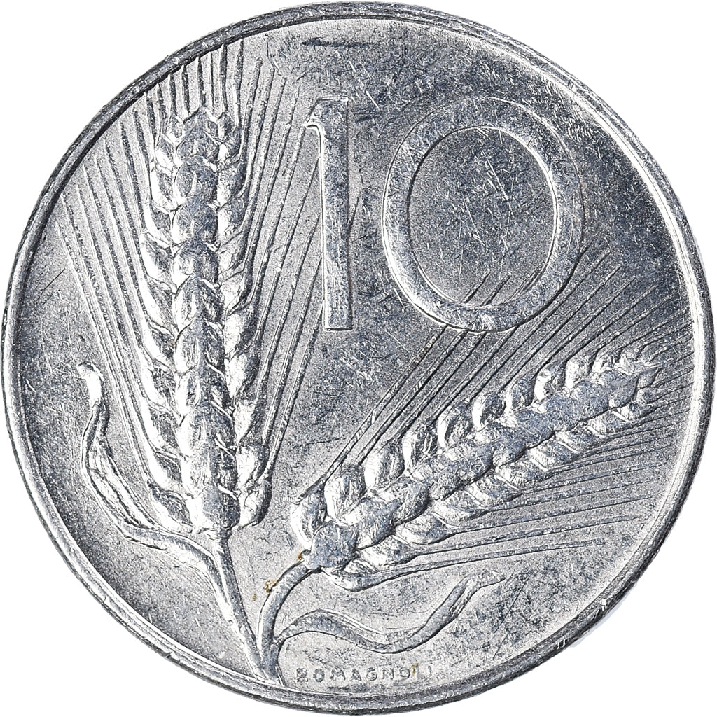 Moneta, Włochy, 10 Lire, 1978