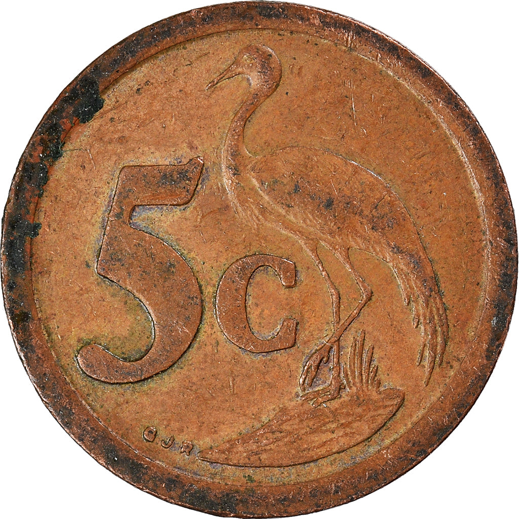 Moneta, Południowa Afryka, 5 Cents, 1993