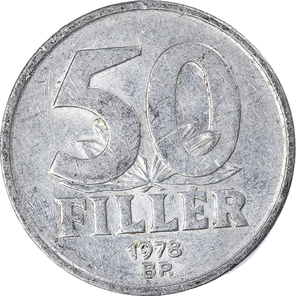 Coin, Hungary, 50 Fillér, 1978