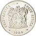 Coin, South Africa, 20 Cents, 1984, MS(63), Nickel, KM:86