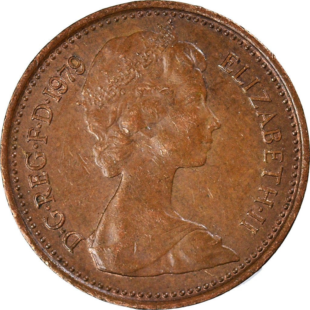 Coin, Great Britain, 1/2 New Penny, 1979