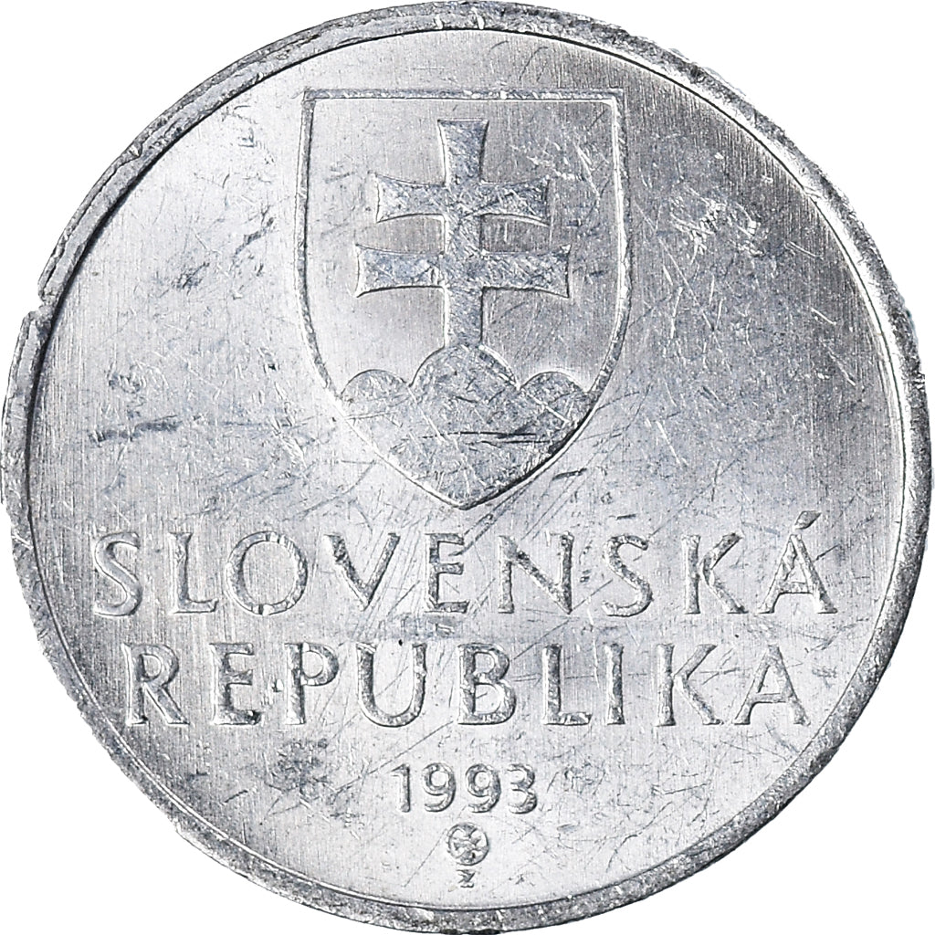 Münze, Slowakei, 10 Halierov, 1993