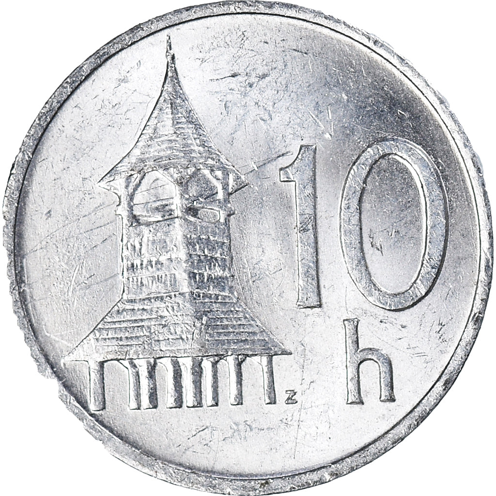 Münze, Slowakei, 10 Halierov, 1993