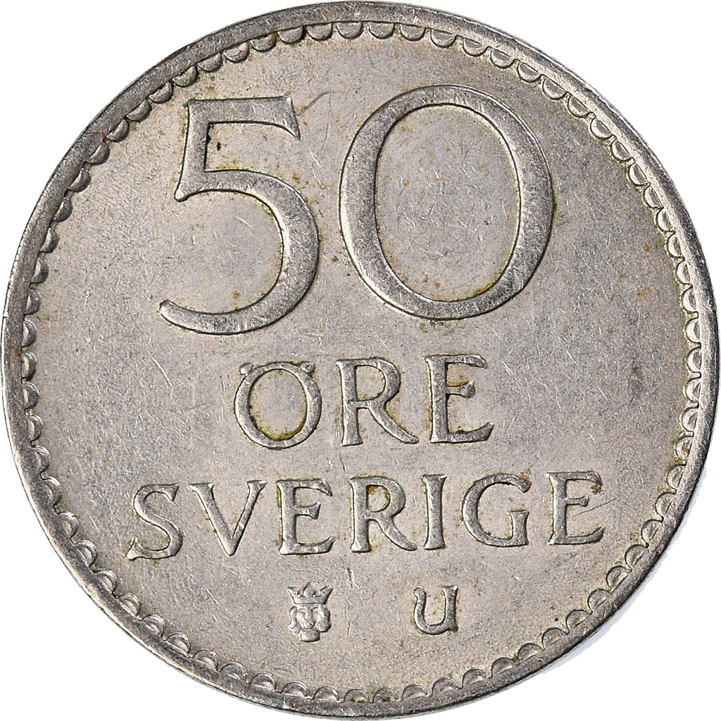 Moneta, Svezia, 50 Öre, 1964