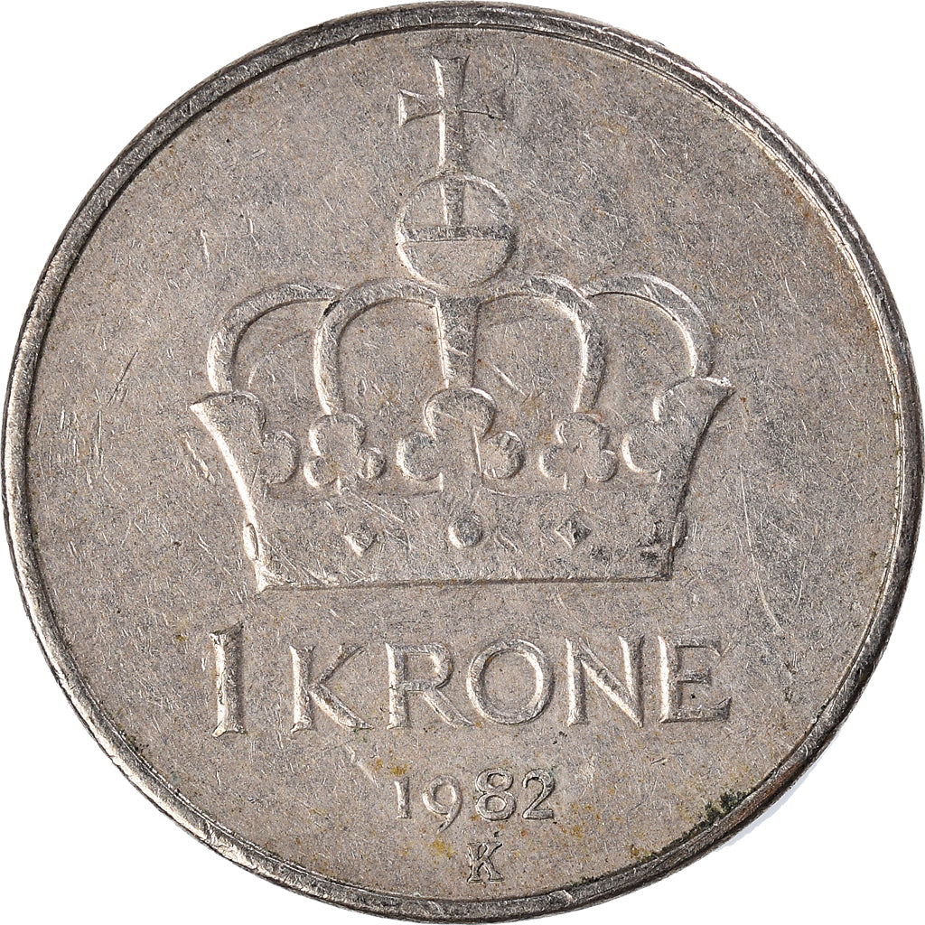 Moneta, Norvegia, Krone, 1982