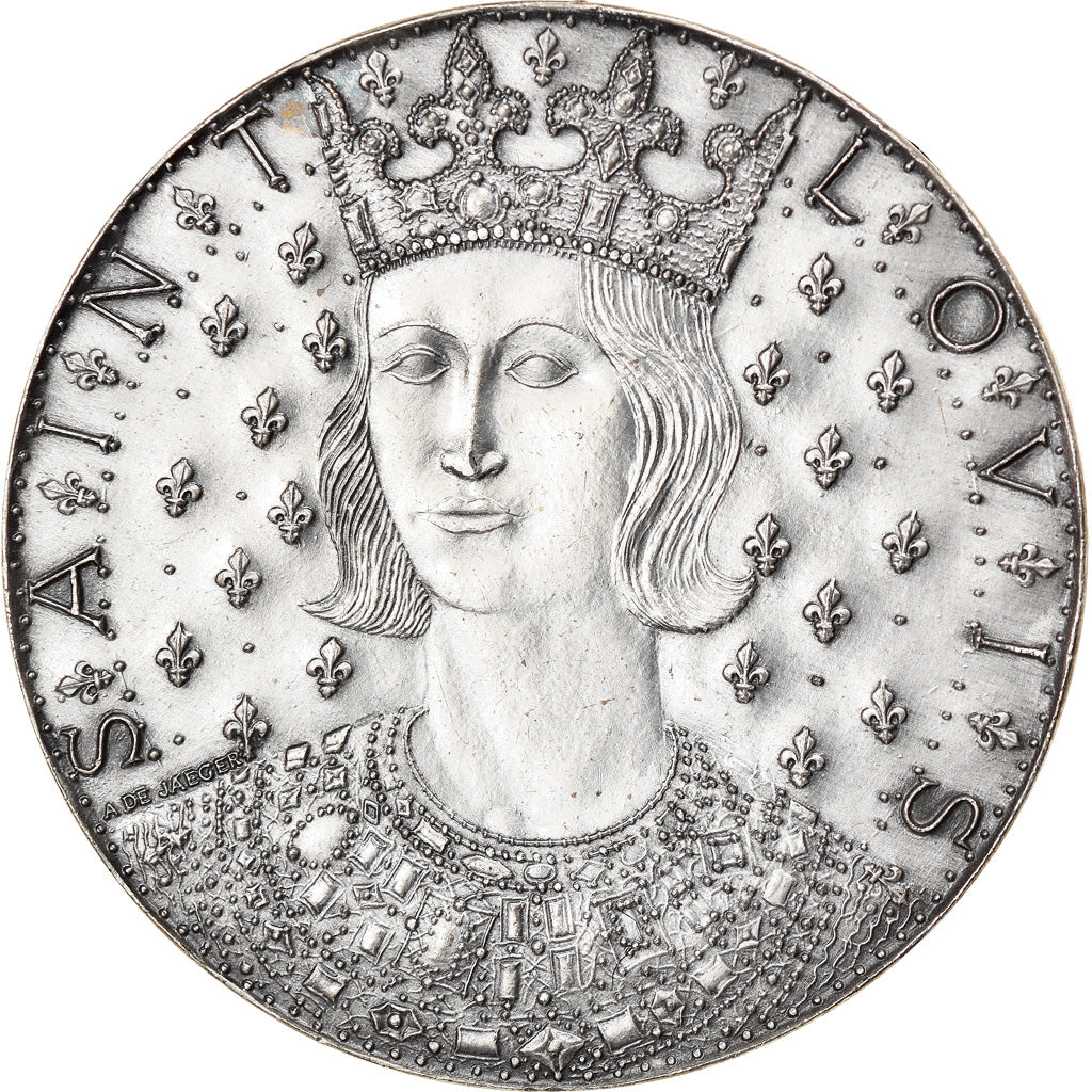 France, Medal, 7ème Centenaire de la Mort de Saint-Louis, History, 1970, De