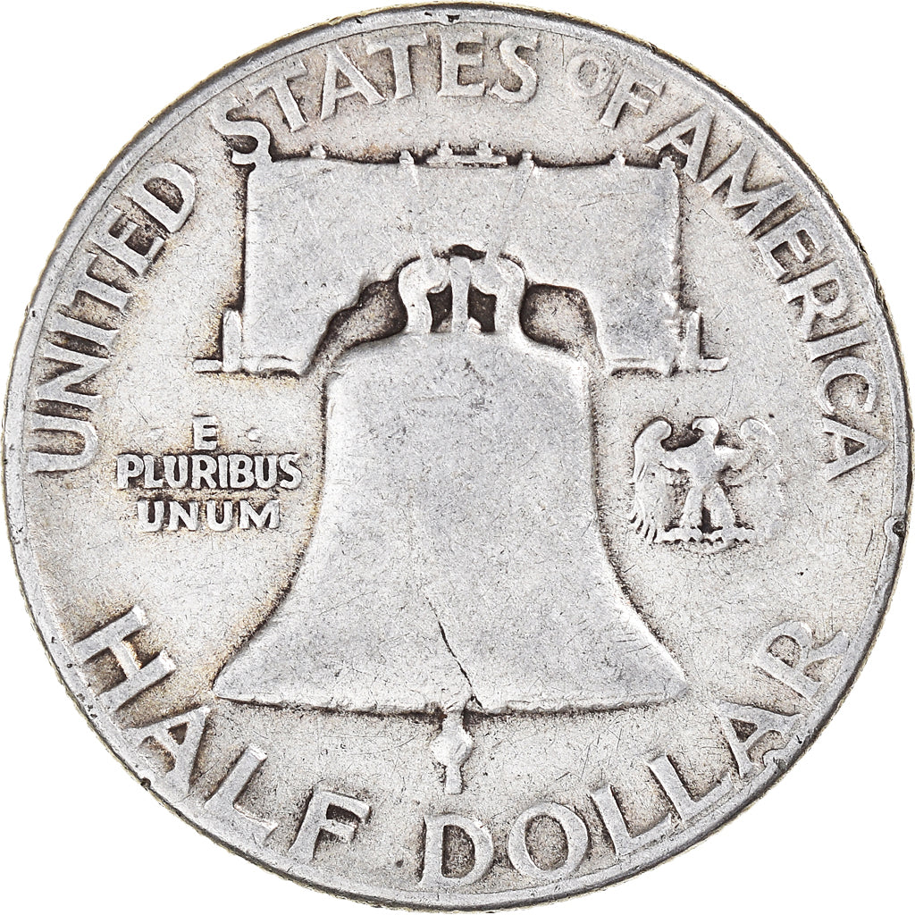 Monnaie, États-Unis, Franklin Half Dollar, Half Dollar, 1952, U.S. Mint