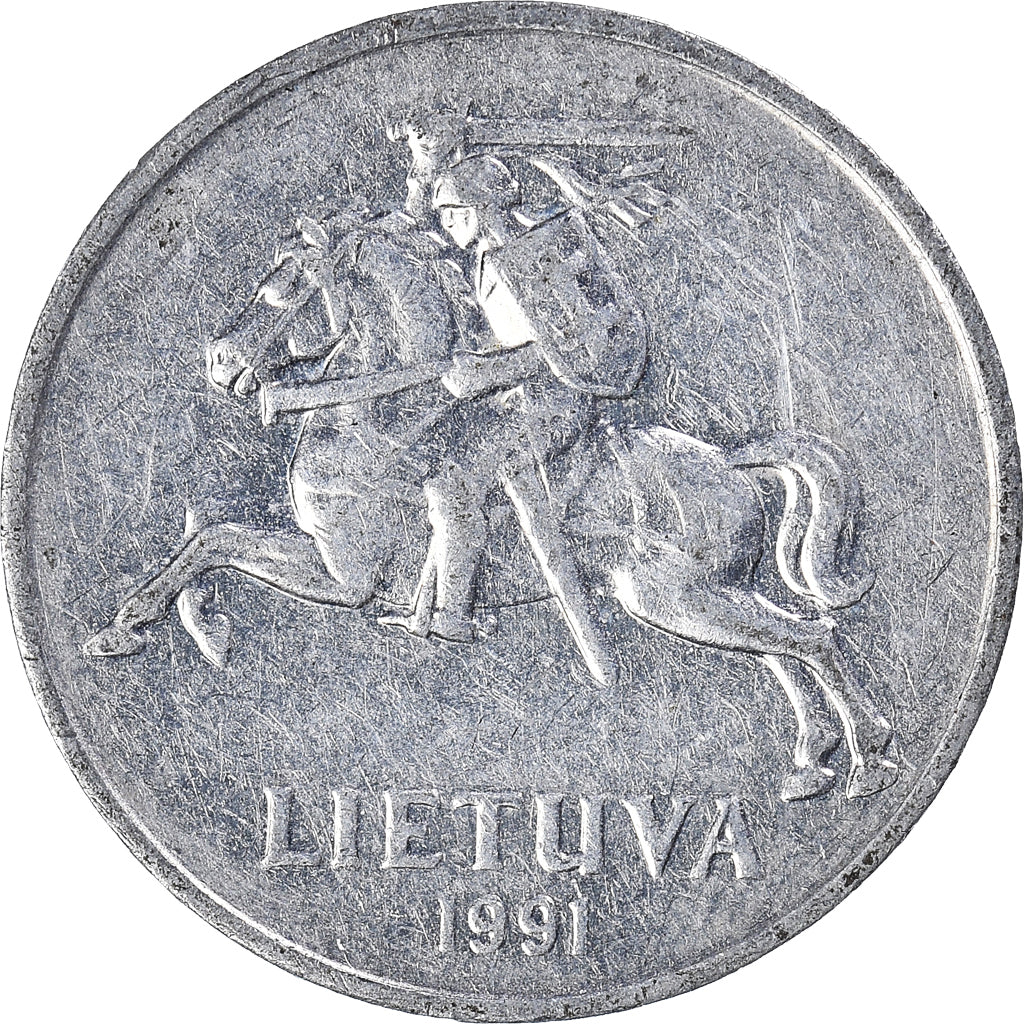 Munten, Lithouwen, 2 Centai, 1991