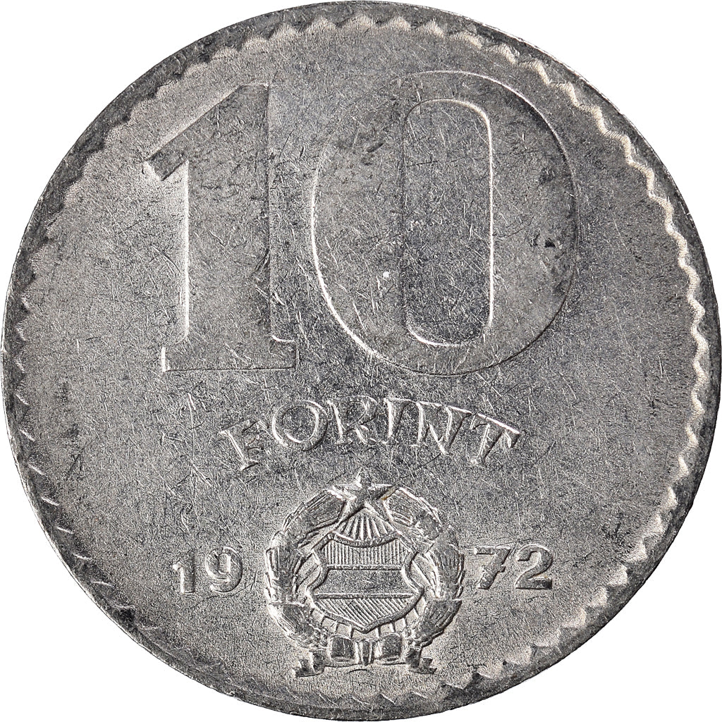 Coin, Hungary, 10 Forint, 1972
