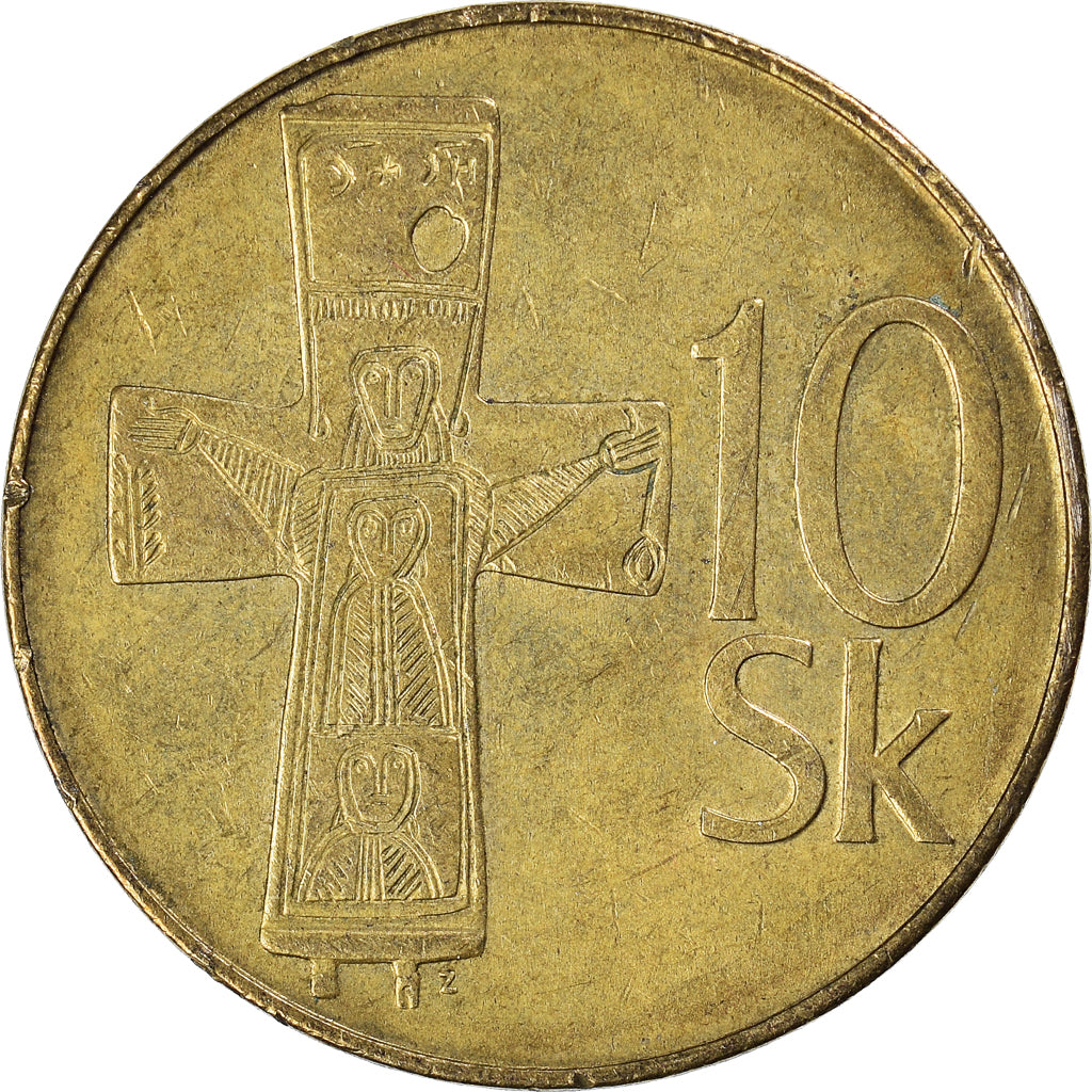 Münze, Slowakei, 10 Koruna, 1993