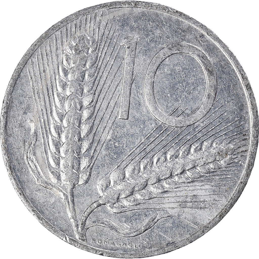 Moneta, Włochy, 10 Lire, 1980