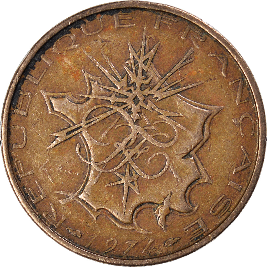 Münze, Frankreich, 10 Francs, 1974