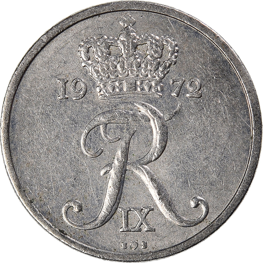 Münze, Dänemark, 10 Öre, 1972