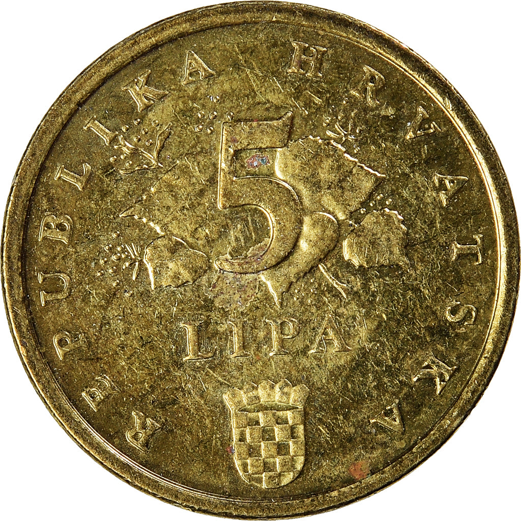 Moneda, Croacia, 5 Lipa, 2013