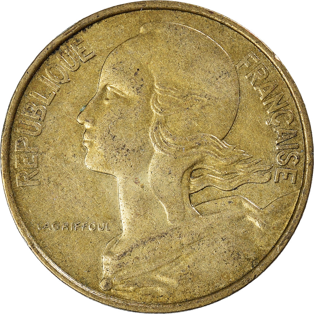 Munten, Frankrijk, 10 Centimes, 1963