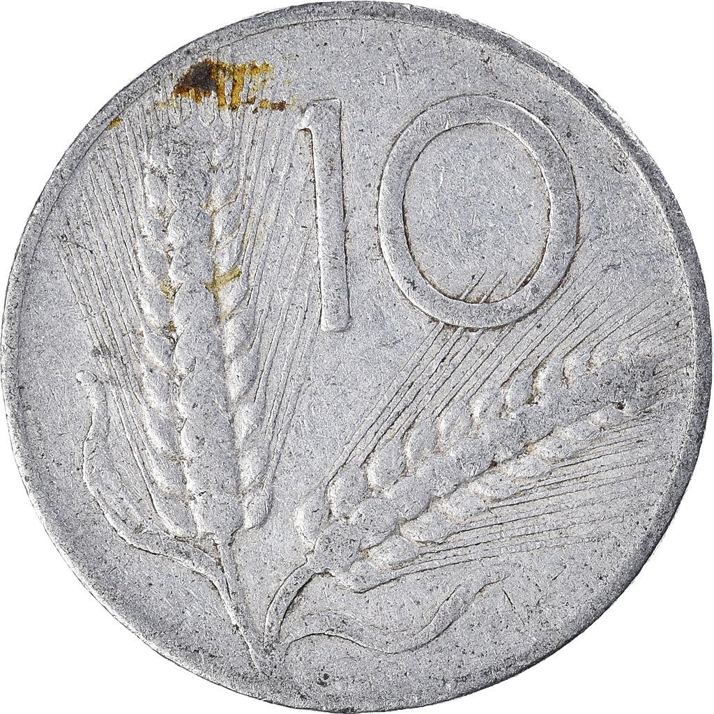 Moneta, Włochy, 10 Lire, 1955