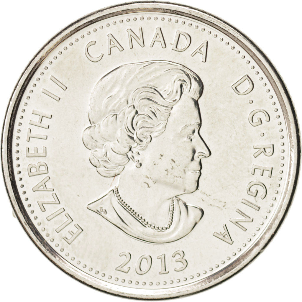 Coin, Canada, 25 Cents, 2013, MS(63), Cupro-nickel, KM:New