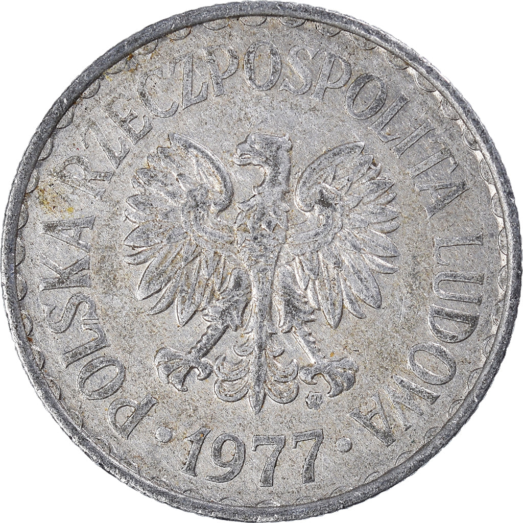 Münze, Polen, Zloty, 1977