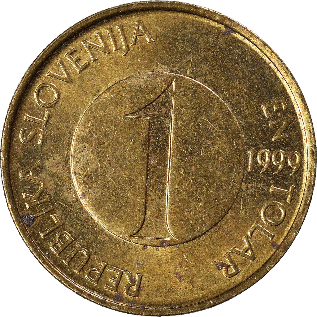 Münze, Slowenien, Tolar, 1999