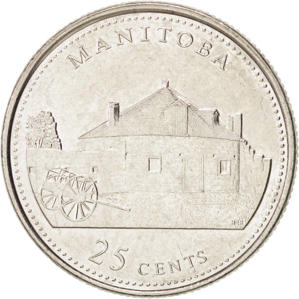 Coin, Canada, Elizabeth II, 25 Cents, 1992, Ottawa, MS(60-62), Nickel, KM:214
