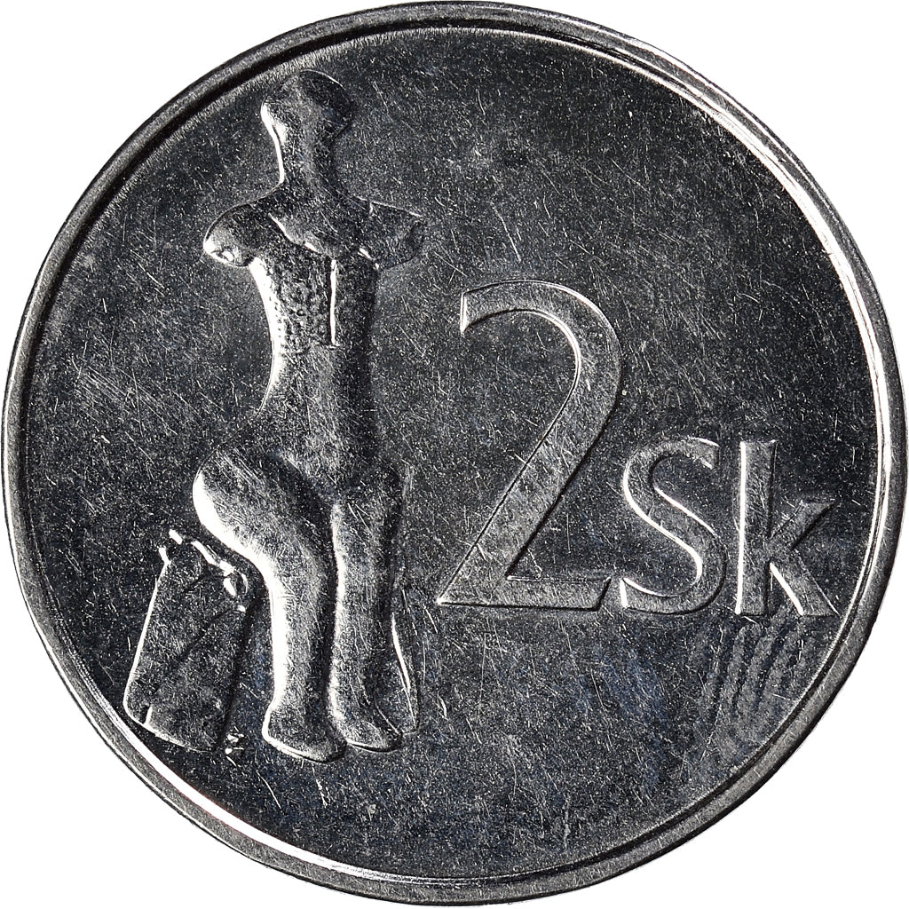 Münze, Slowakei, 2 Koruna, 2003
