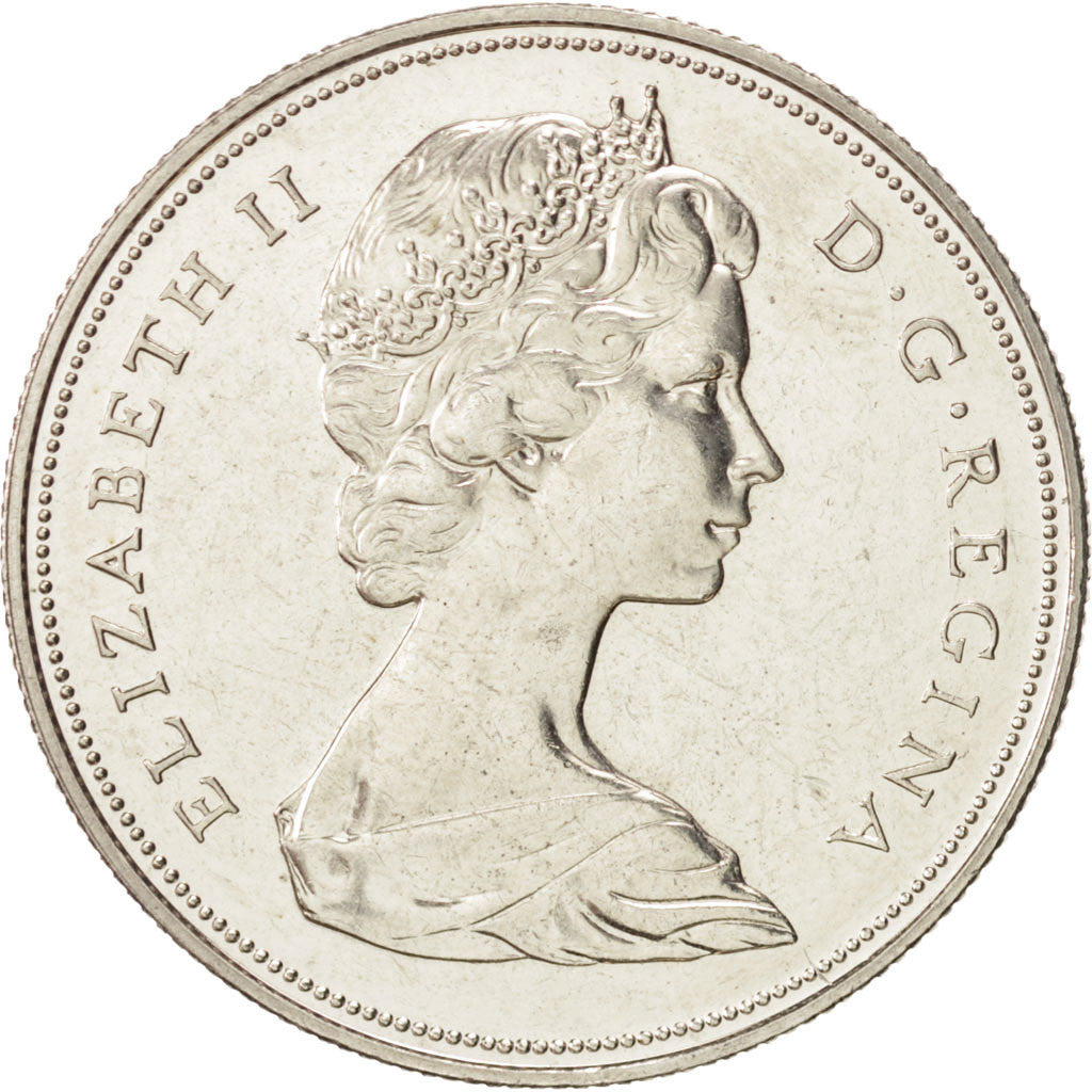 CANADA, Dollar, 1971, Royal Canadian Mint, KM #79, MS(63), Nickel, 32.1, 15.72