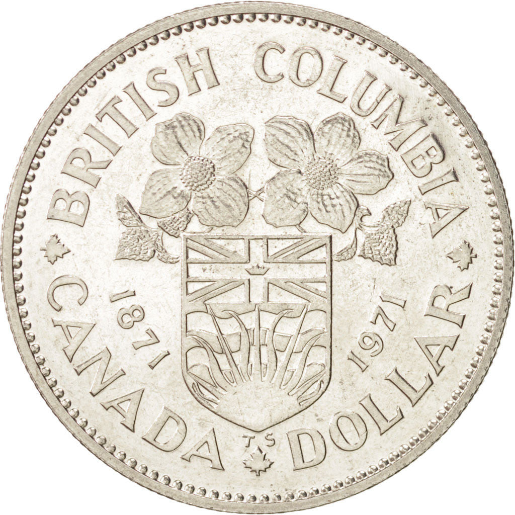 CANADA, Dollar, 1971, Royal Canadian Mint, KM #79, MS(63), Nickel, 32.1, 15.72