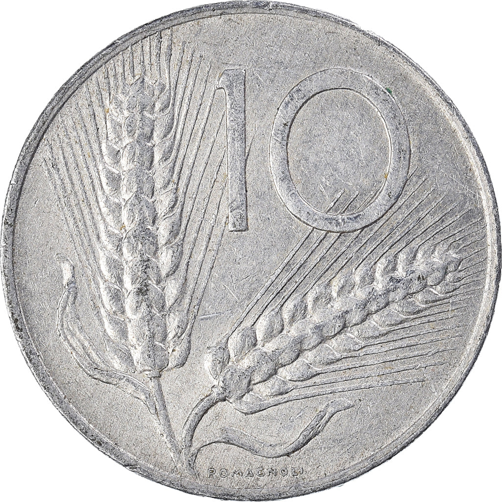 Coin, Italy, 10 Lire, 1976
