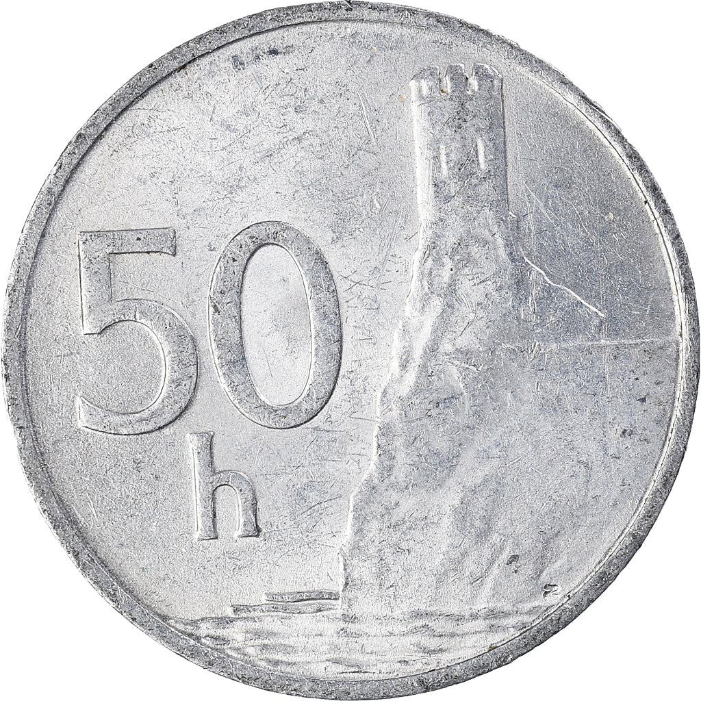 Moneta, Slovacchia, 50 Halierov, 1993