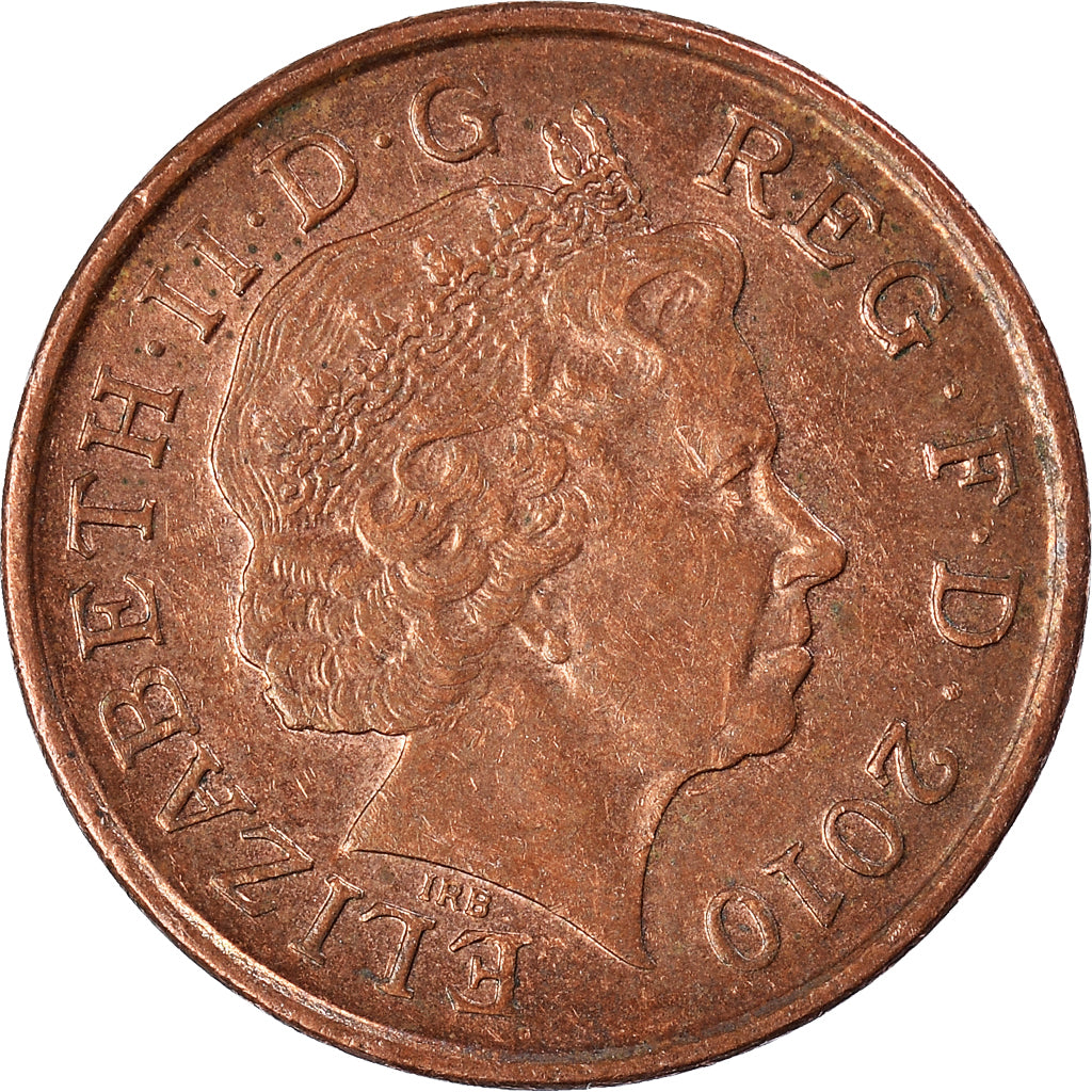 Münze, Großbritannien, Penny, 2010